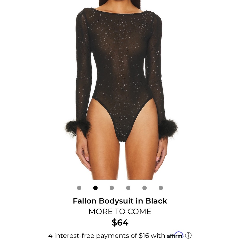 Black Fallon Bodysuit